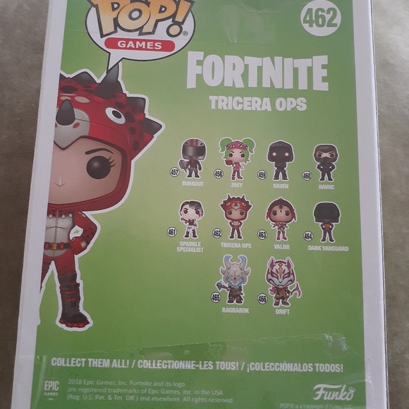 Funko POP Triceratops OPS Fortnite 462 - Picture 4 of 9